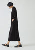 Cotton Jersey Shift Dress | Washed Black